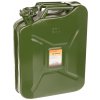 Ocelový kanystr 20 l – robustní konstrukce, armádní styl