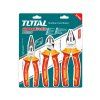 Elektrikářské kleště, sada 3 ks, industrial, 1000 V, CrV TOTAL