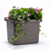 Samozavlažovací velkoobjemový truhlík Berberis UNO 45 cm - antracit