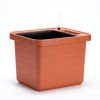 Samozavlažovací velkoobjemový truhlík Berberis UNO 45 cm - terakota