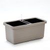 Velkoobjemový truhlík Berberis DUO 80 cm - taupe