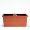 Velkoobjemový truhlík Berberis DUO 80 cm - terakota