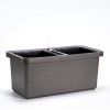 Velkoobjemový truhlík Berberis DUO 80 cm - antracit