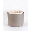 Samozavlažovací velkoobjemová nádoba Berberis 55 cm taupe+slonová kost
