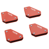 Magnet-úhelník svařovací mini, sada 4ks, 45°-90°-135°, nosnost do 4kg, EXTOL PREMIUM