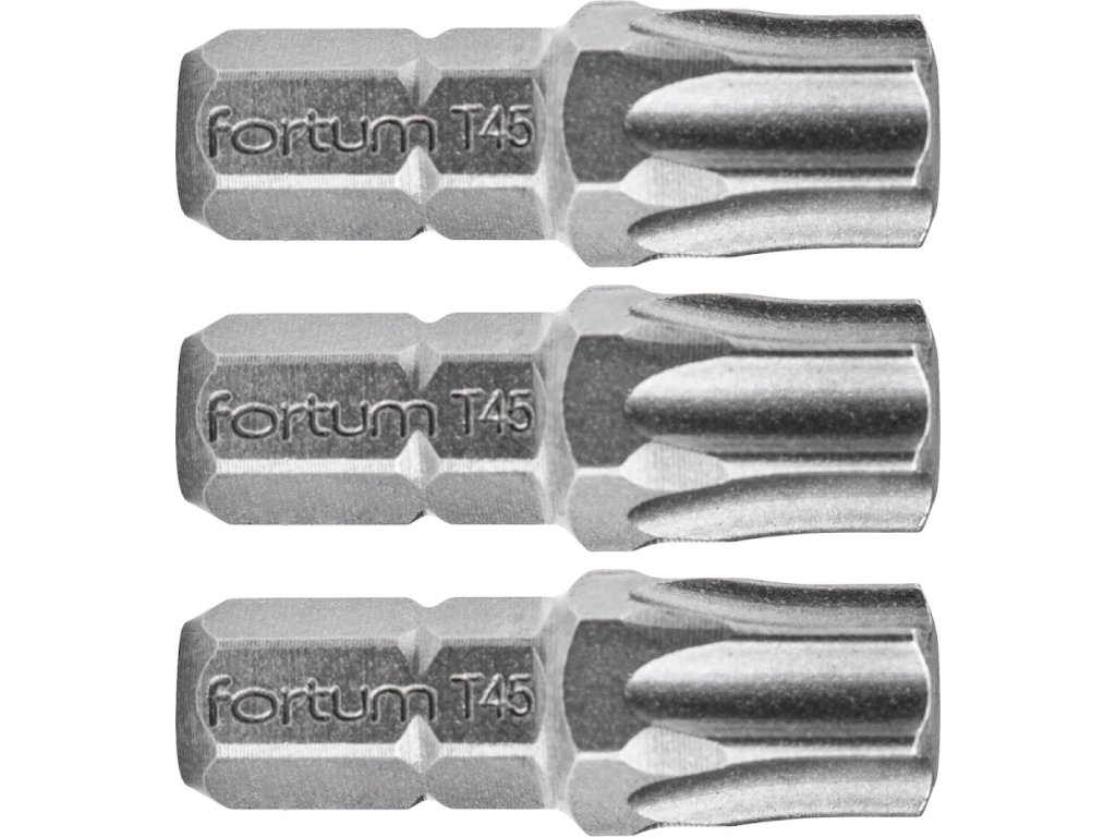 TORX-Spitze, 3er-Set, T 45 × 25 mm, S2