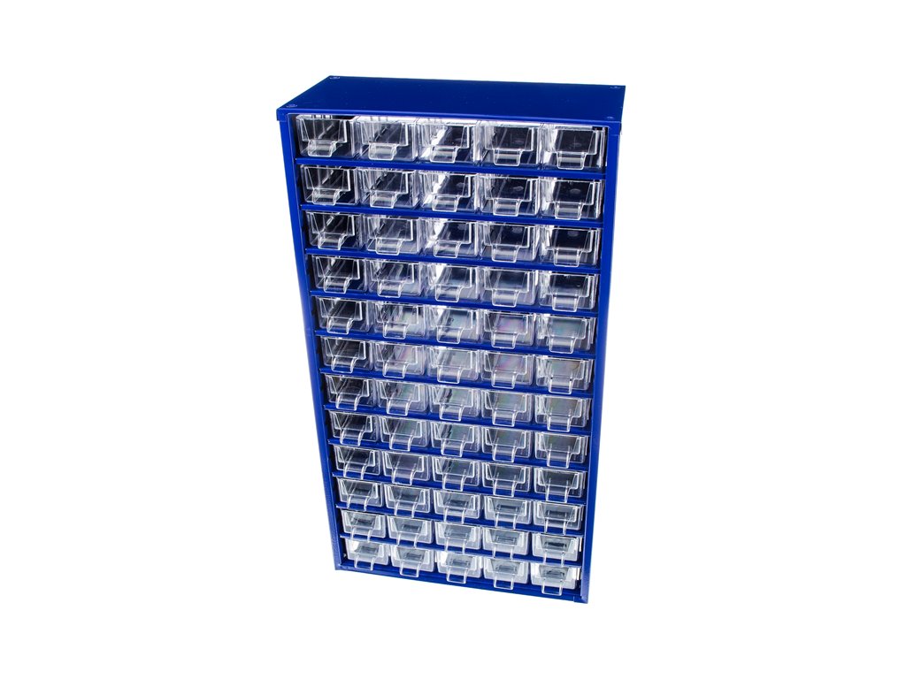 Kleinteilemagazin zur Wandmontage MAXI 6750, blau