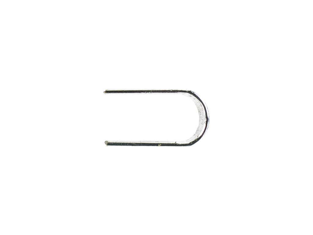 Produktbild von 25 Stück Klammern Metall, Befestigungsklammern, U Klammer, Metallclip, Klemmen, Edelstahl Rostfreier Stahl Feder, Klammer, 21.4 Mm X 12 Mm, Silber