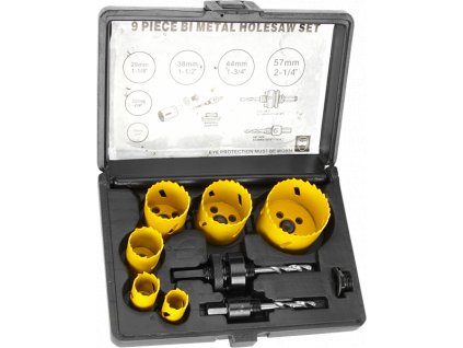 Kronenbohrer HSS/ Bi-Metall Satz 9 Stück
