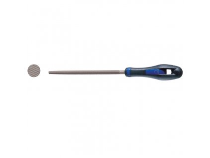 Quadratische Werkstattfeile 250 mm, mit ergonomischem Griff, 10 × 10 mm, Sek. 3