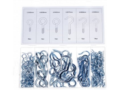 Schraubösen und -haken 151 Stück