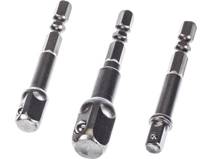 Adapter Sechskant/Vierkant 3 St.