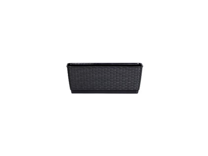 Pflanzgefäß RATOLLA PW 38,6 × 15,4 × 14 cm ANTR (S433) Aufhänger. mit Schüssel