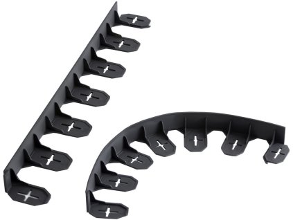 Verdeckter Bordstein BORDER 0645 4,5 cmx4,8 m SCHWARZ