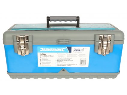 Werkzeugkoffer 470 × 220 × 210 Silverline