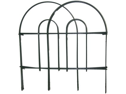 Gartenzaun 45 cmx3 m Metall/PH ZE (7 Stück)