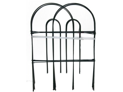 Gartenzaun 60 cmx3 m Metall/PH ZE (7 Stück)