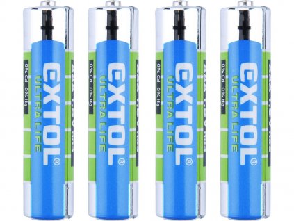Zink-Chlorid-Batterien, 4 Stück, 1,5 V AAA (R03)