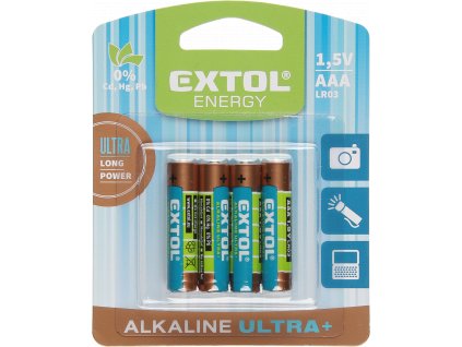Alkalische Batterien AAA 4 St.