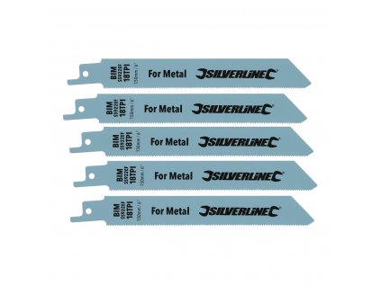 Bimetall-Säbelsägeblätter 18 tpi - 5 Stück Silverline