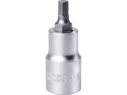 Steckknauf 1/2" Inbusschlüssel, h 6, l 55 mm