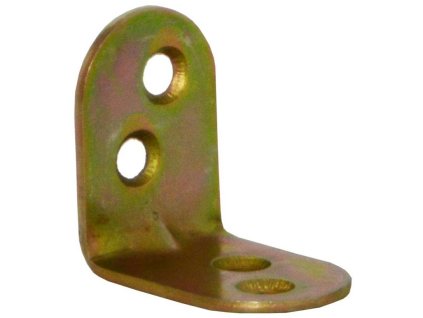 Winkel mit Prägung 25/18/1,5 mm gelb Zn (15 Stk)