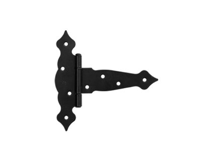 Dreifaches Scharnier dekorativ 150 × 45 × 185 × 2,5 mm SCHWARZ ZTO 150 C