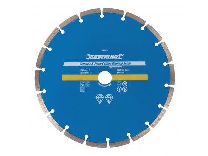 Segmentierte Diamanttrennscheibe 230 mm Silverline