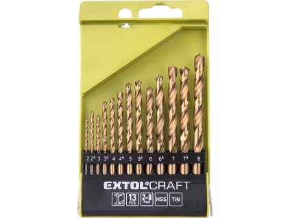 Metallbohrer, 13er-Set, 2 - 8 mm, in Schritten von 0,5 mm, HSS