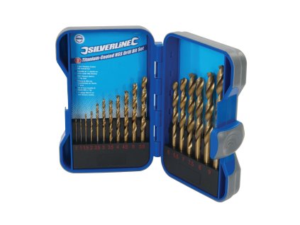HSS -Drill -Set 1 - 9 mm - 17 PCs Silberlinie