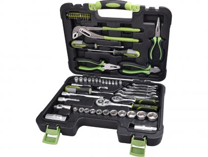 Werkzeugsatz 65-tlg., 1/4", 3/8", CrV