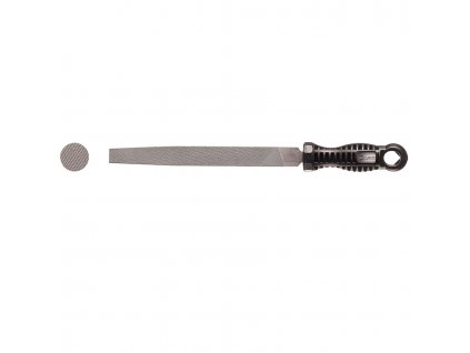 Flache Werkstattfeile, 200 mm, 20 × 5 mm, Sek. 3