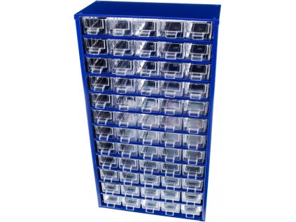 Kleinteilemagazin zur Wandmontage MAXI 6750, blau