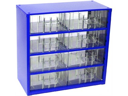 Kleinteilemagazin zur Wandmontage MINI 6764, blau