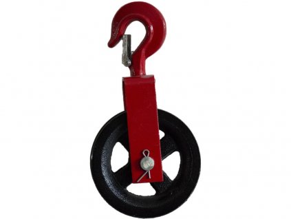 Steinrolle mit Haken 500/A 0,5t