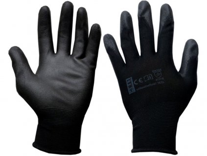 Handschuhe PURE BLACK PU 9