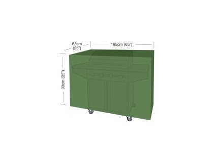 Grillabdeckung CLASSIC "XL" 165 × 63 × 90 cm, PE 90 g/m2