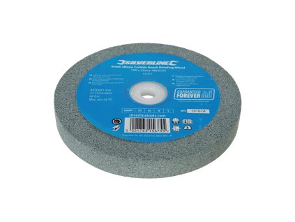 Siliziumkarbid-Schleifscheibe 150 × 20 mm Silverline