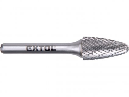 Hartmetallfräser, Rundbogen, Durchmesser 12 × 25 mm/Schaft 6 mm, Doppelschliff