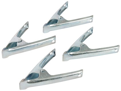 Federklemmen 50 mm - 4 Stück Silverline