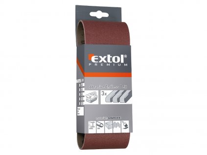 Schleiftuch endloses Band, Packung. 3 Stück, 75 × 533 mm, P100