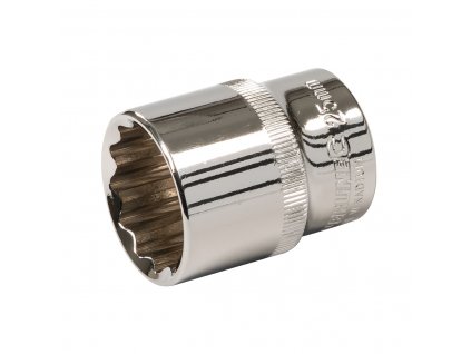 Steckschlüssel 25 mm 1/2" 12-seitig kurz Silverline