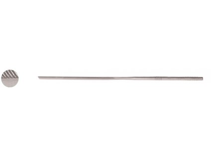 Nadelfeile 180 mm, flach mit abgerundeten Ecken, 6,4 × 1,6 mm, Sek. 1