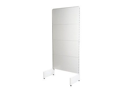 Vorhangfassade 1 m, weiß Silverline