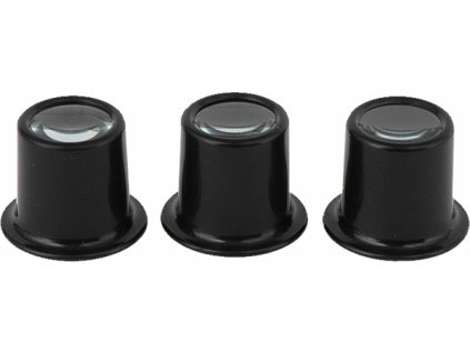 Augenlupen - Satz 3 Stück