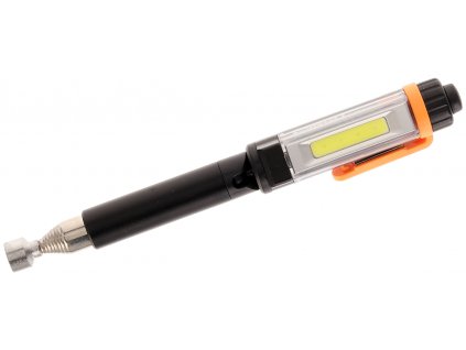 Taschenlampe mit einem teleskopischen Magneten