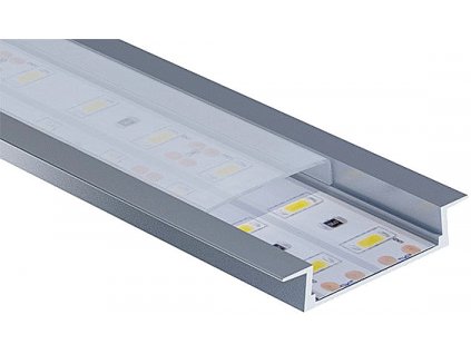 AL -Profil erstellt -up für LEDs bis zu 20 mm - 1 m