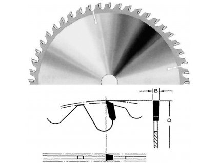Sägeblatt SK 505 × 30 mm, 40 z