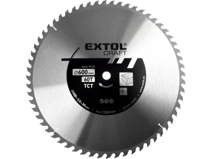 Hartmetallklinge 600 × 3,8 × 30 mm, 60Z
