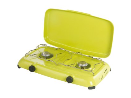 Gas-Tischherd Orlík, Doppelbrenner, mit Deckel, Hochdruck